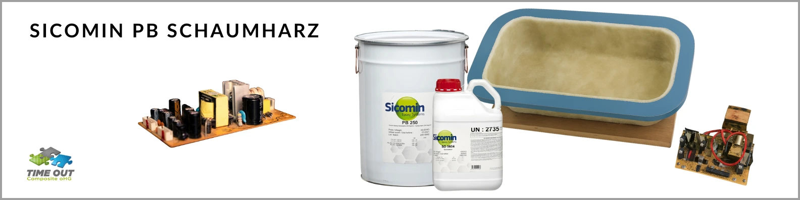 Sicomin PB Schaumharz für sensible Elektronik